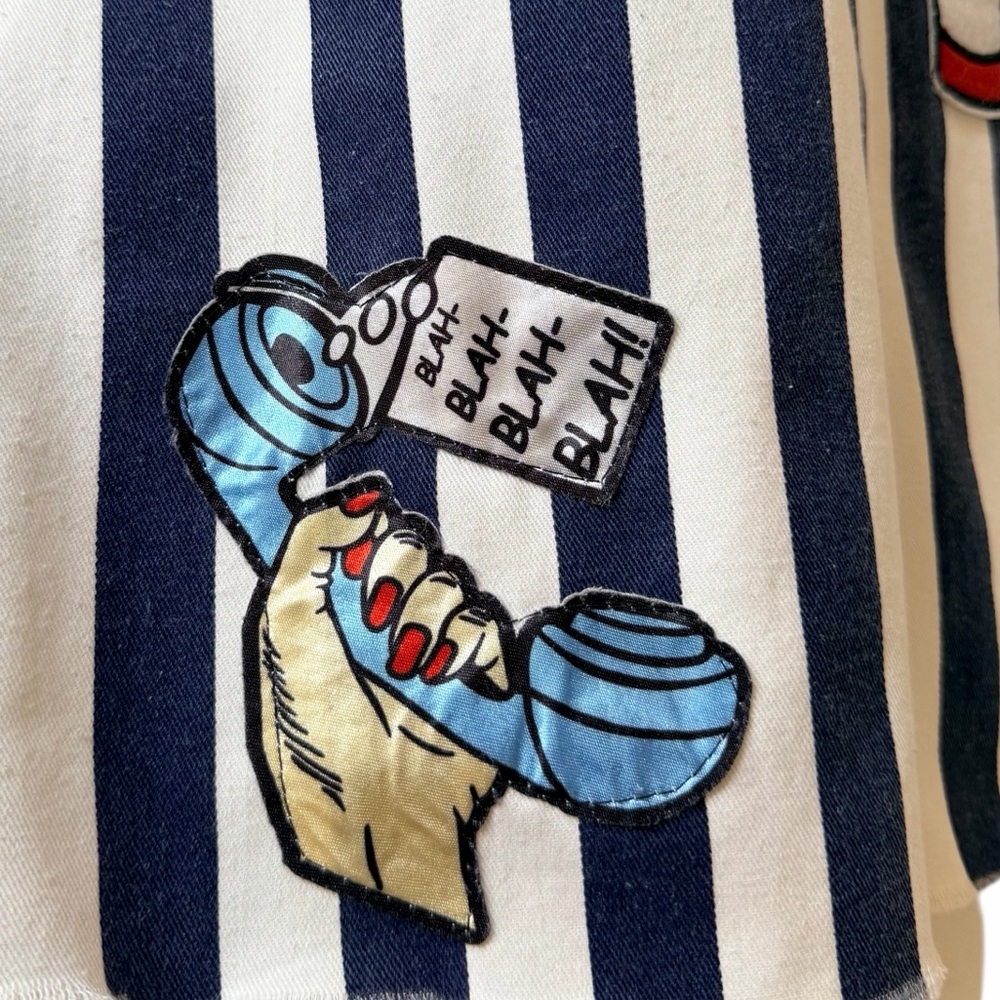 VINTAGE RARE RETRO PATCHWORK TOP. - Picture 6 of 11